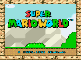 Super Mario World Laughs Title Screen